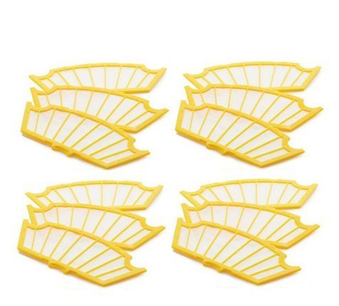 iRobot Roomba 500 Series 530 540 550 560 570 580 610 Vacuum Cleaner Accessory Kit -Pet & Allergy Filter- 12 pack