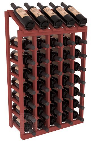 Wine Racks America Ponderosa Pine 5 Column 8 Row Display Top Kit. 13 Stains to Choose From! N3