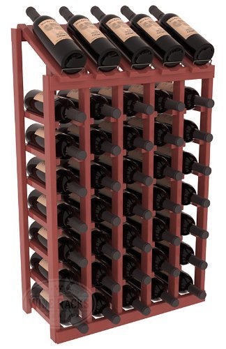 Wine Racks America Ponderosa Pine 5 Column 8 Row Display Top Kit. 13 Stains to Choose From! N5