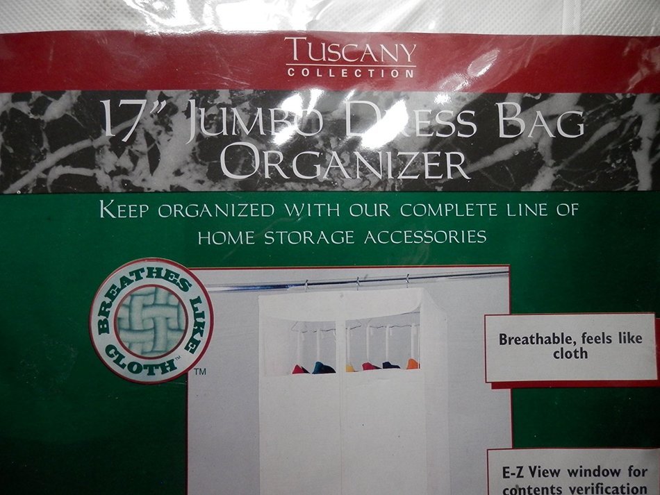 17" Jumbo Dress Bag Organizer N3