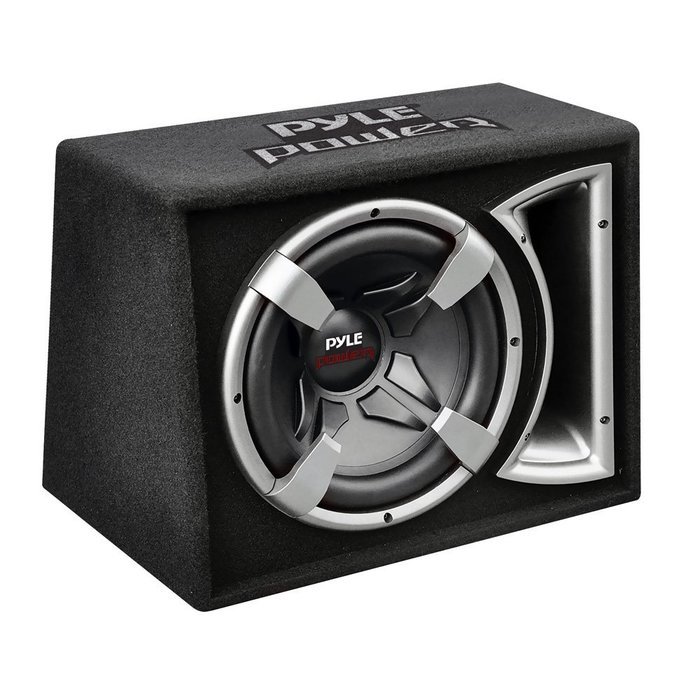 Pyle PLPPS112 Dual 12-Inch Slim Design FOWARD Vented Enclosure Subwoofer System