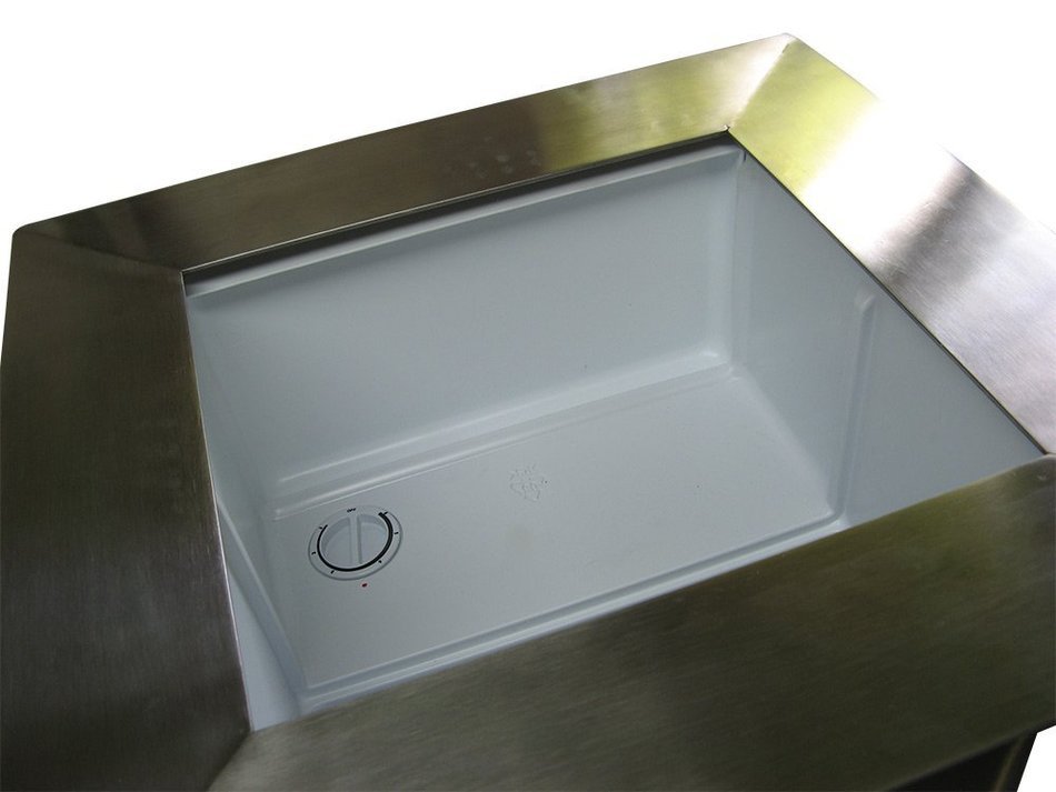 Drop-in Commercial Refrigeration Cold Well Chiller Insert for Coffee Counters to keep Milk & Cream refrigerated...