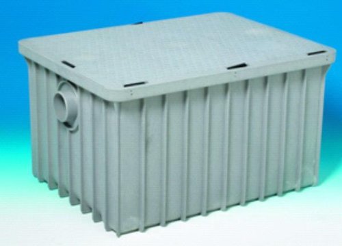 Canplas 3920A02 Grease Trap, 20 Gal/Min, 40 lb Capacity, 2 in Connection