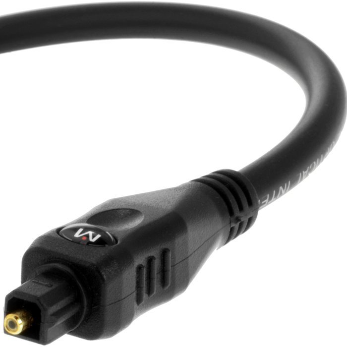 Mediabridge Toslink Cable (6 Feet) - Optical Digital Audio Cable N4