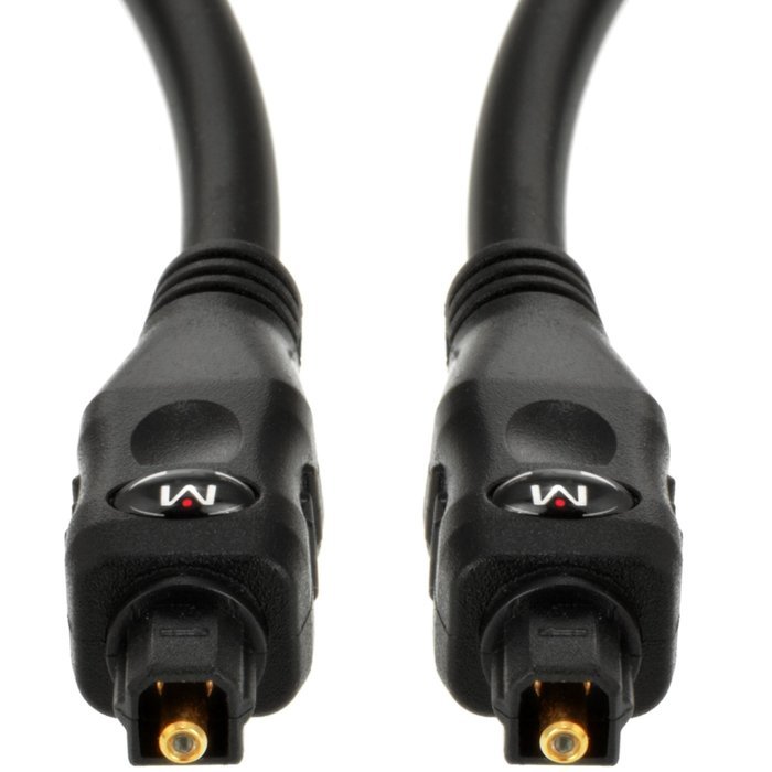 Mediabridge Toslink Cable (6 Feet) - Optical Digital Audio Cable N5