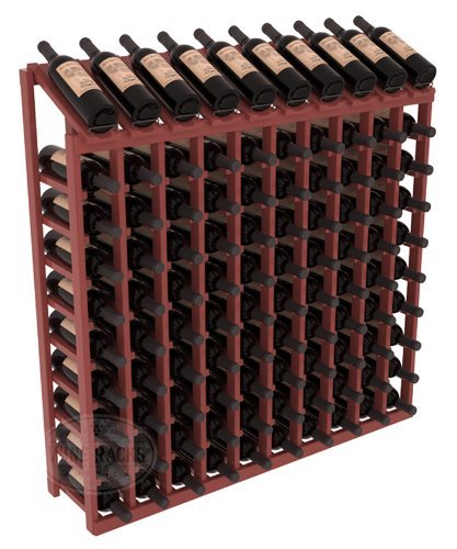 Wine Racks America Ponderosa Pine 10 Column 10 Row Display Top Kit. 13 Stains to Choose From! N4
