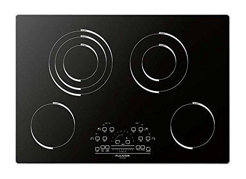 Fulgor Milano F6RT30S1 600 Series Electric Radiant Cooktop with Aluminum Frame, 30", Black