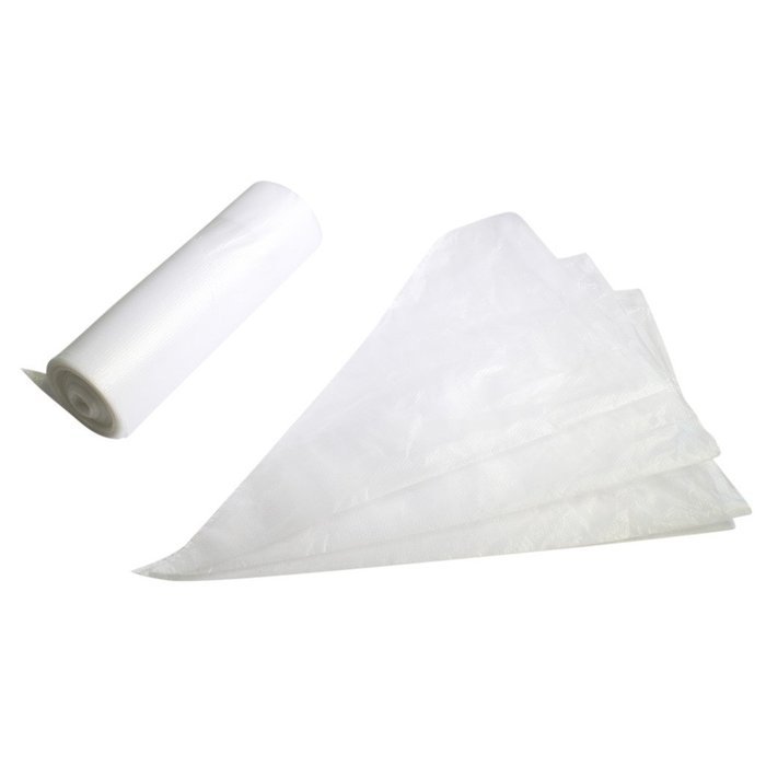 100 Small Plastic Disposable Icing Piping Pastry Bags by KurtzyTM N3