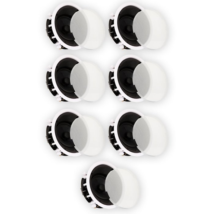 Theater Solutions TSS6A Home Theater Deluxe In Ceiling 6.5" Angled 7 Speaker Set 7TSS6A