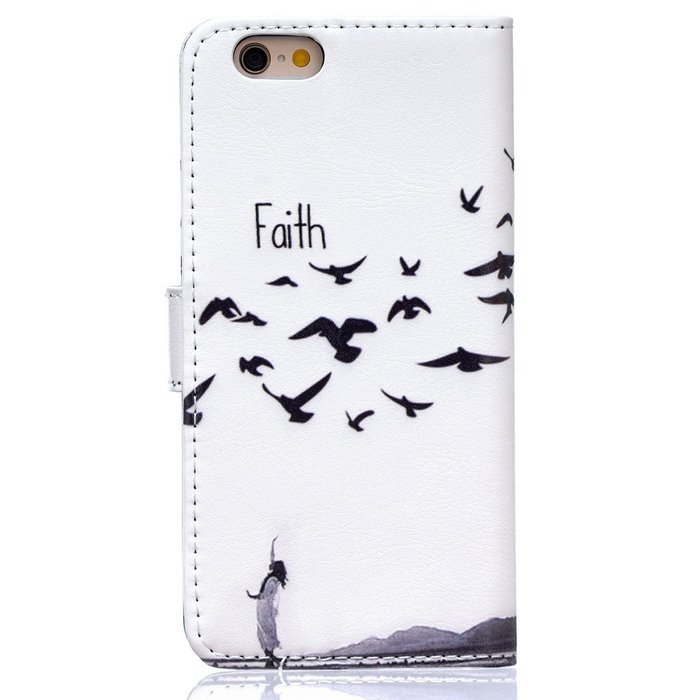 UNEXTATI iPhone 6 / iPhone 6s Case, Premium Wallet Case with Black Cover, Card Slot, Kickstand Function, Magnetic... N18