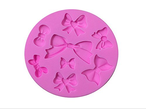 Bow Bow-knot Shaped Food Grade Silicone Mold by uGen! Soap Ice Cake Mold. Sugarcraft Chocolate Candy Fondant Press...