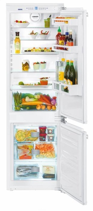 Liebherr HC1030 22" Built-In Fully-Integrated Bottom-Freezer Refrigerator with 9.4 cu. ft. Capacity, 4 Glass Shelves...