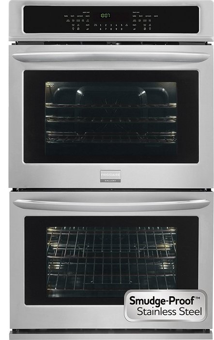 Frigidaire Gallery Collection 30" Double ELectric Wall Oven with 9.2 Cu Ft. Capacity and True Convection in Smudge-Proof...