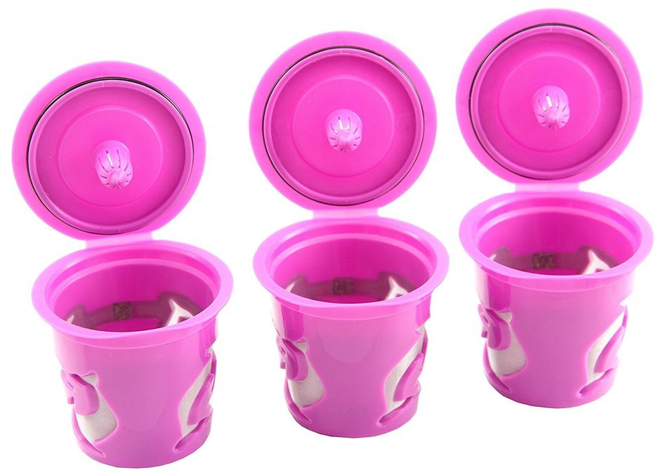 STK's Reusable Single Serving K-Cups 3 Count for Keurig2.0 Brewer K300, K350, K400, K450, K500, K550, K560, +... N2