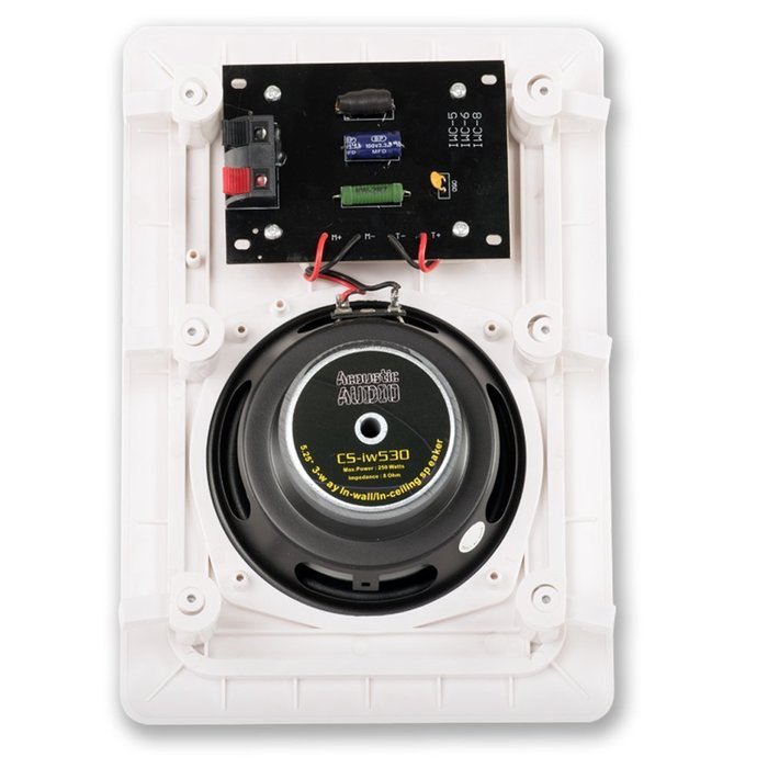 Acoustic Audio CS-IW530 In Wall Speakers 3 Way Home Theater 4000 Watt 8 Pair Pack CS-IW530-8PR N2