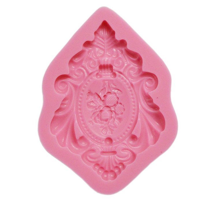 Anyana 3D Silicone Mold Beautiful Vintage Frame Shape Fondant Mold Cake Decorating Pastry Gum Pastry Tool Kitchen... N3
