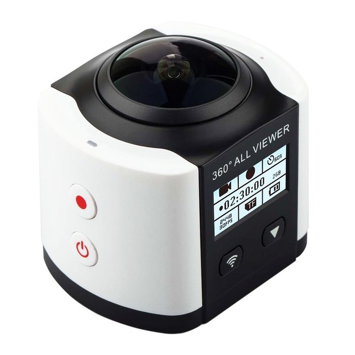 Ultra HD 4K 24482448 30fps 360 Degree VR Sports Action Cameras Waterproof, Outdoor/Home Security Battery Powered... N4