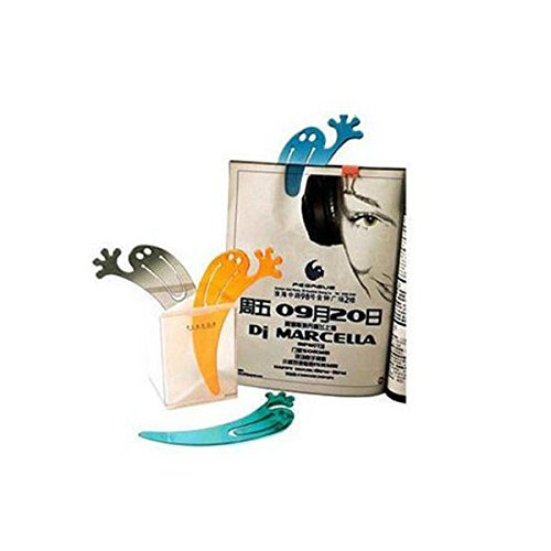 Pink Lizard 3Pcs Creative Novelty Elf Elfin Bookmarks Unique Book Mark