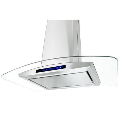 Golden Vantage 35.4'' 400 CFM Convertible Island Range Hood N5