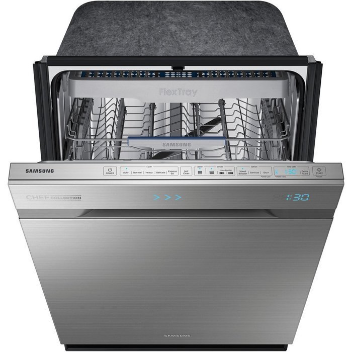 Samsung DW80H9970US Chef Collection 24" Stainless Steel Fully Integrated Dishwasher - Energy Star