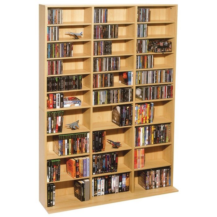 Atlantic Adustable Media Storage & Organization Product, Espresso (38435714) N2