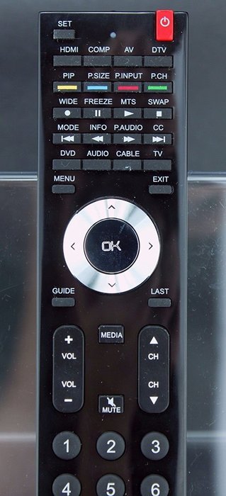 VIZIO XRU9M Universal Home Theater Remote (Black) (Discontinued by Manufacturer) N2