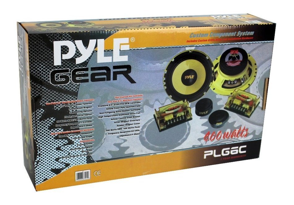 Pyle PLG6C 6.5-Inch 400W Speaker Component System N3