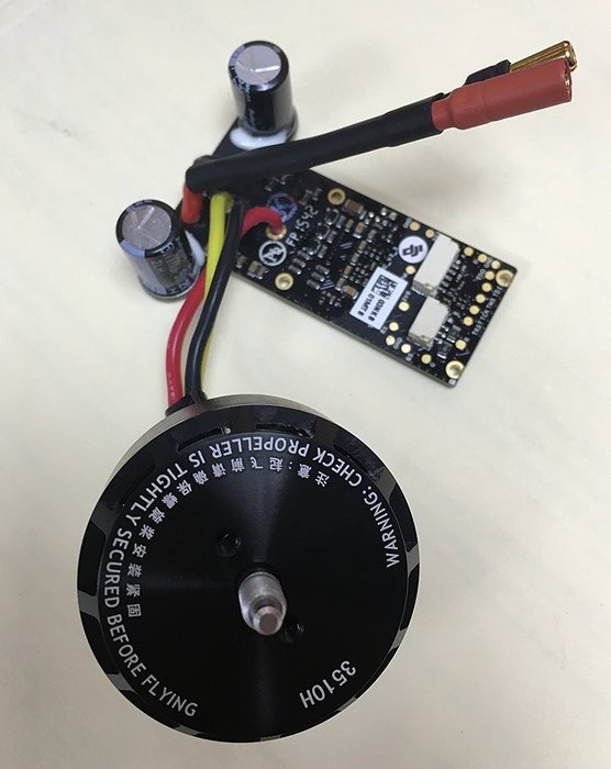 DJI INSPIRE ONE V2.0 3510H MOTOR AND ESC M1 - M3 - CCW (SILVER SCREW)