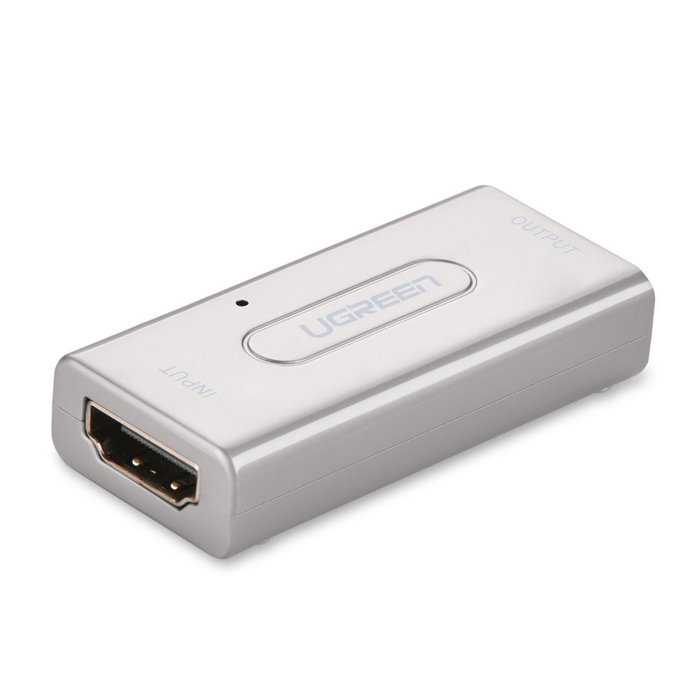 Ugreen HDMI Extender Equalizer Active Repeater Booster for Video and Audio 1080P up to 150ft/50m, Zinc Alloy Case... N4