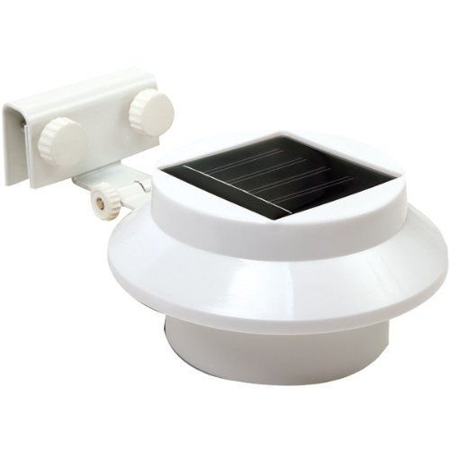 New RETHINK 155005 Multipurpose Gutter/Fence Solar Light, 2 pk (White)
