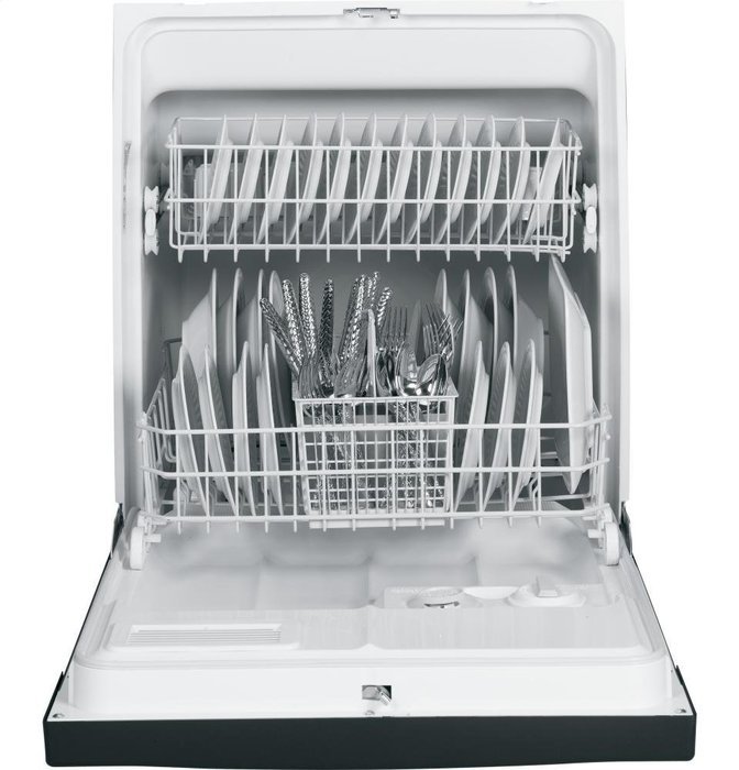 GE GSM2200VBB Spacemaker 24" Black Full Console Dishwasher - Energy Star N2