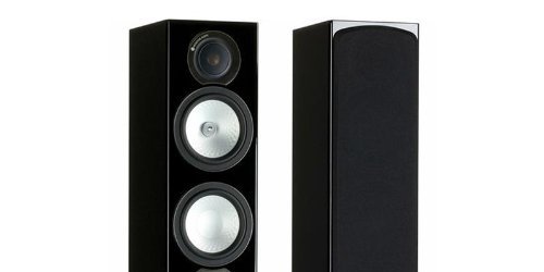 Monitor Audio - Silver RX-6 2 1/2-Way Floorstanding Speaker - Each - Black Gloss N2
