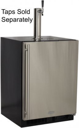 Marvel ML24BNS1RS Indoor Draft Beer Dispenser with Right Side Hinge, 24", Stainless Steel