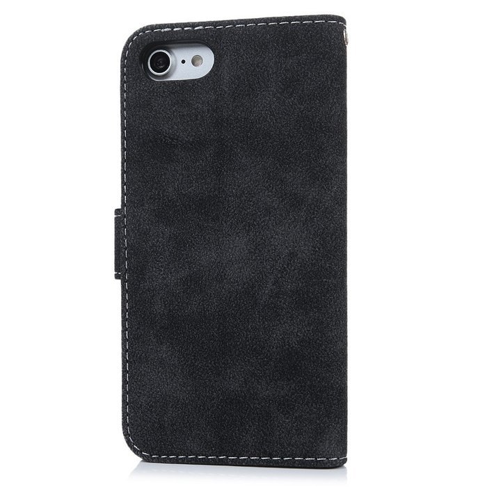 iPhone 7 Case (4.7 inch) - Slim Fit Wallet Counterfeit Cashmere Leather Extra ID/Credit Card Holders with Snap... N2