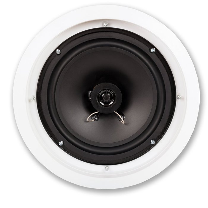Acoustic Audio SP8c In Ceiling 8" Speaker 2 Pair Pack 2 Way Home Theater 1200 Watt SP8c-2PR N2