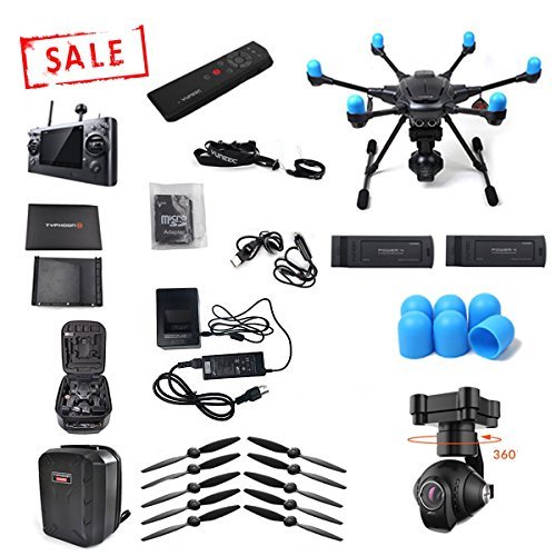 Yuneec Typhoon H with Wizard FREE extra battery, FREE Hardshell Backpack and FREE motor covers