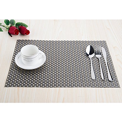 Modern PVC kitchen dinning Placemats for Table mat manteles cup mats coaster water proof table cloth pad