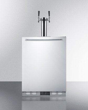 Summit SBC590OS 24" 5.7 cu.ft. Built-In Beer Dispenser with Weatherproof Design Adjustable Thermostat Professional...