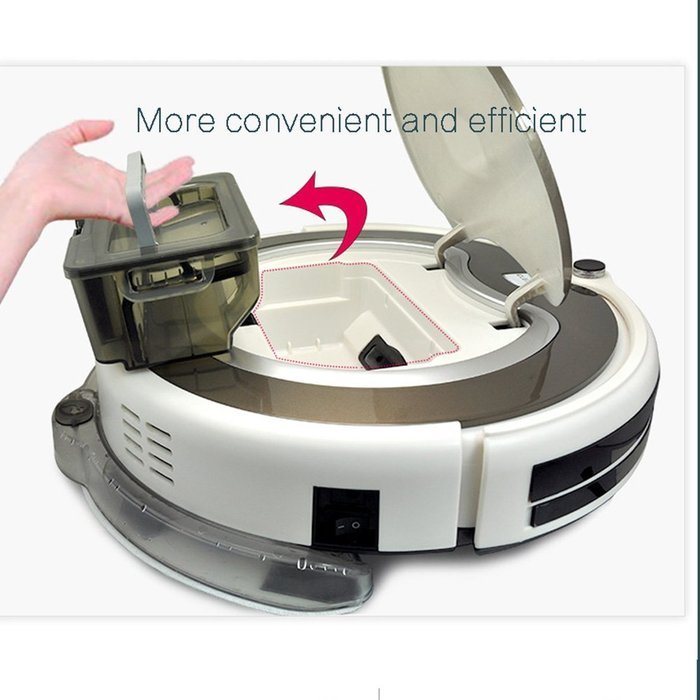 DENKO Ultra Quiet Ultra-thin Robotic Vacuum Cleaner Smart Sweeper Wipe With Strong Suction,Sweeping, Mopping,... N2