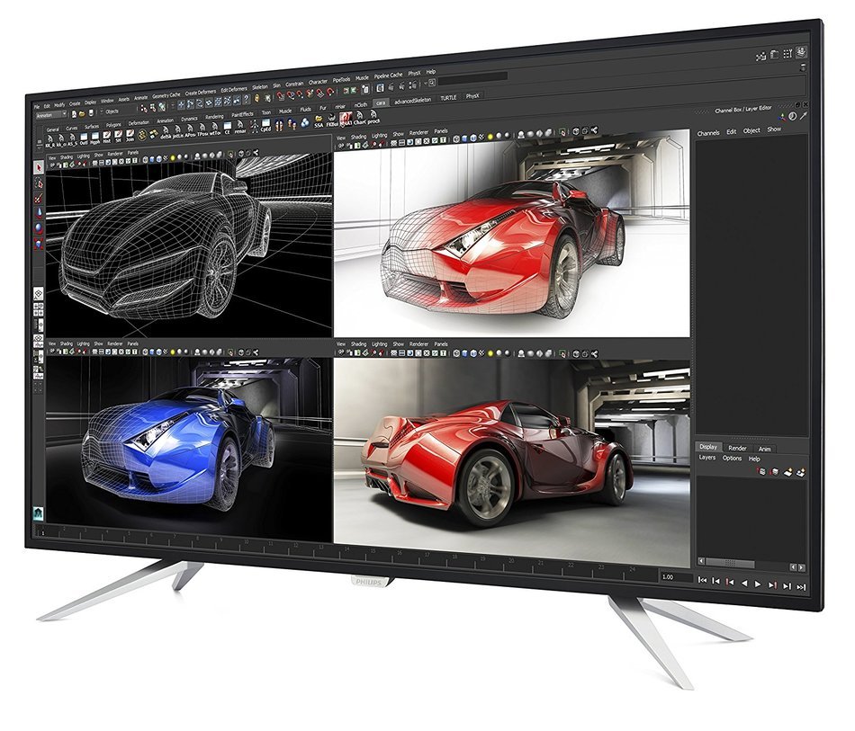 Philips BDM4350UC 43-Inch Class IPS-LED Monitor, 4K Res, 300cd/m2, 5ms, 50M:1 DCR,VGA,HDMI... N5