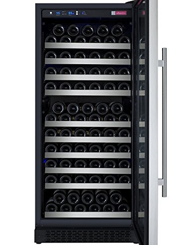 FlexCount Series 128 Bottle Single Zone Freestanding Wine Refrigerator N2