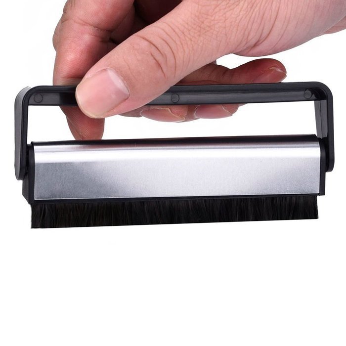 Bluewo Foldable Anti Static Carbon Fiber Vinyl LP Record Clean Brush N3