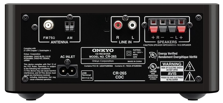 Onkyo CS-265(B) CD Hi-Fi Mini System with Bluetooth N4