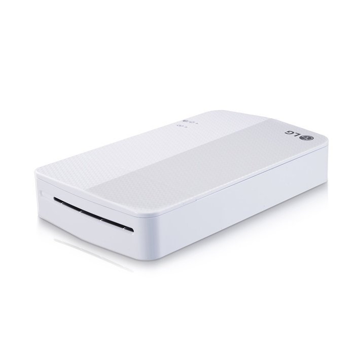 New LG PD251 Portable Mobile Pocket Photo Printer 3 [White] (Follow-up model of PD241 and PD239) Bluetooth Wireless... N6