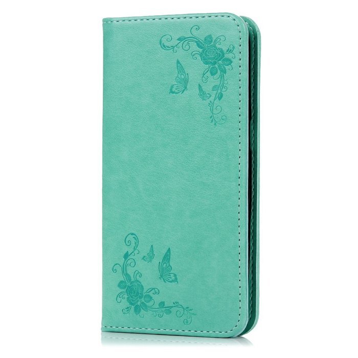 S7 Case,Samsung Galaxy S7 Case - Wallet Embossed Flowers Smart Magnetic Close High Quality Premuim PU Leather...