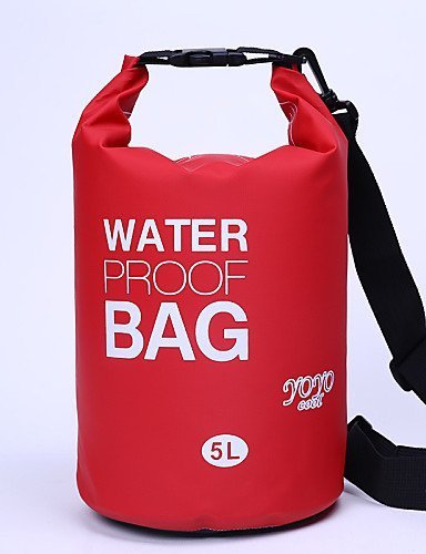SB@5 L Waterproof Dry Bag Camping & Hiking / Cycling/Bike Outdoor Waterproof / Compact PVC , black N2