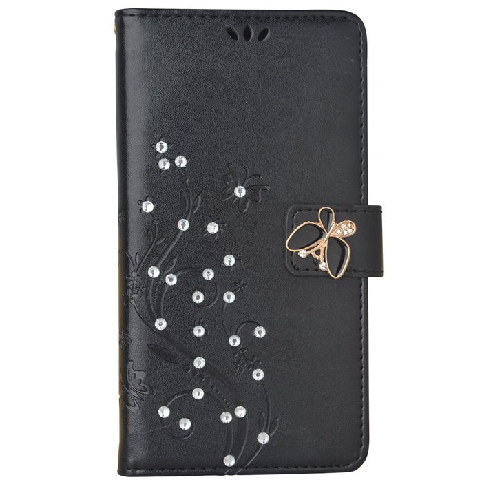 Spritech(TM) LG G Stylo Cellphone Bling Case,PU Leather Wallet Slim Fold Phone Cover 3D Handmade Bling Rhinestone... N9