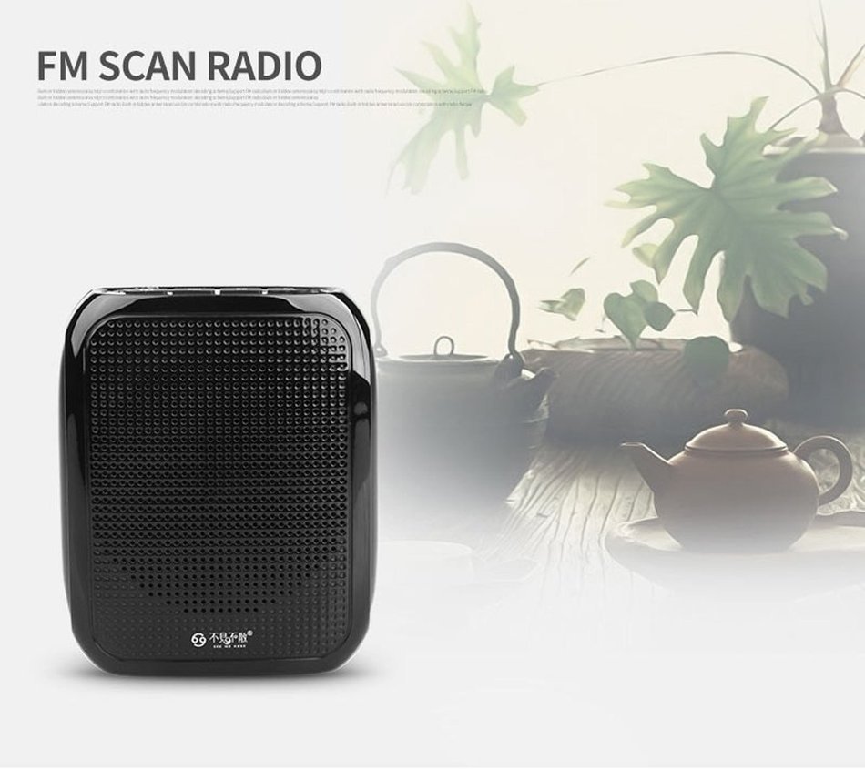 Chunnuan Portable PA Voice Amplifier Loud Soun Speaker Waistband With Headset Microphone Completely Hands free...