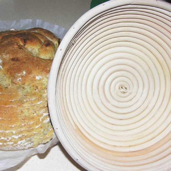 vivian Round Rising Dough Banneton Brotform Rattan Bread Proofing Basket