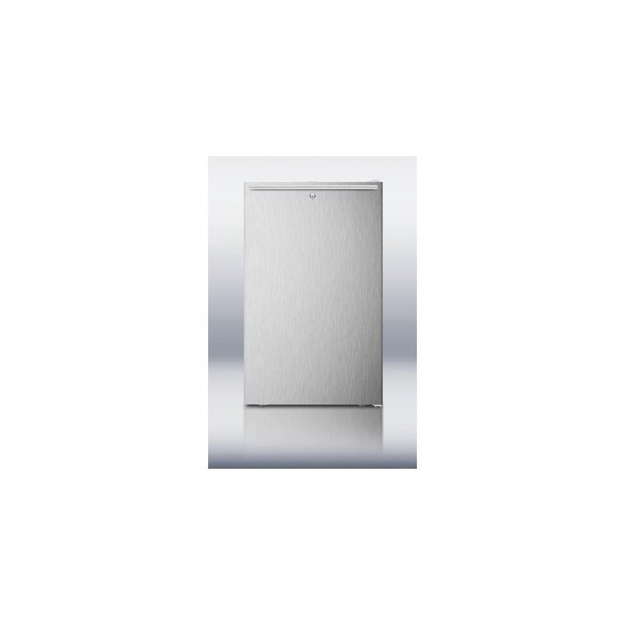 Summit 4.1 cu. ft. Counter Height 20 Inch Refrigerator w/ SS Door & Horizontal Handle FF511LSSHH N4